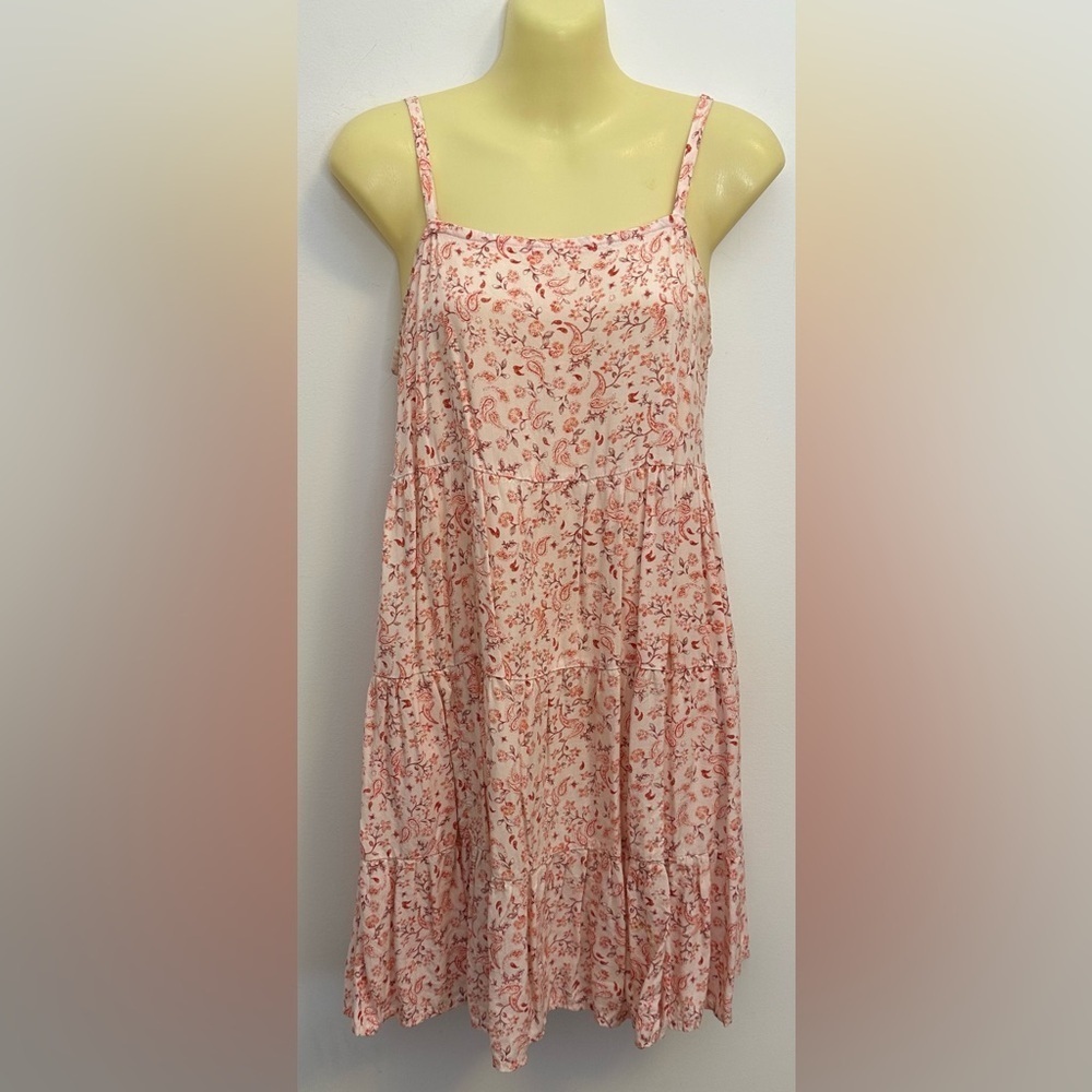 Old Navy Pink Floral Tank Sundress size S
